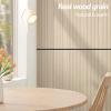 imageArt3d WPC Slat Wall Panels 8Pack 108 x 6 Inch 3D Wall Accents for Interior Wall Decor Living Room Bedroom BlackOak