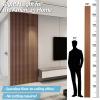 imageArt3d WPC Slat Wall Panels 8Pack 108 x 6 Inch 3D Wall Accents for Interior Wall Decor Living Room Bedroom BlackTeak