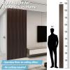 imageArt3d WPC Slat Wall Panels 8Pack 108 x 6 Inch 3D Wall Accents for Interior Wall Decor Living Room Bedroom BlackWalnut