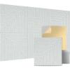 imageArt3d 6Pack SelfAdhesive Acoustic Wall Panels for Home Dcor 24 x 24 Inch Soundproofing Panels for Office Studio Bedroom  High Noise Absorption Polyester Fiber CamelGray