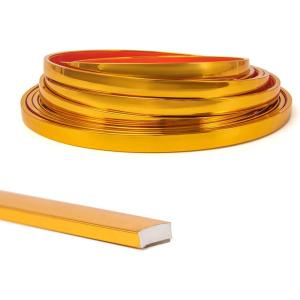 imageArt3d 30 Ft Peel and Stick Flexible Vinyl Molding Trim for Wall Tile Edges Kitchen backsplash Mirrior Frame in SliverRose Gold