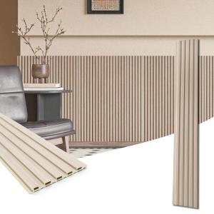 imageArt3d WPC Slat Wall Panels 8Pack 108 x 6 Inch 3D Wall Accents for Interior Wall Decor Living Room Bedroom BlackOak