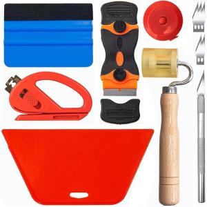 imageArt3d Wallpaper Smoothing Tool Kits MultiFunction Smoothing Tool Set for Peel and Stick Contact Paper Vinyl Window Film Car WrapPractical Style H
