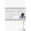 imageArt3d 25 Ft Peel and Stick Trim for Backsplash Tile Edge SelfAdhesive Liner for Corner Decor in Stainless SteelBlack