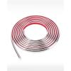 imageArt3d 25 Ft Peel and Stick Trim for Backsplash Tile Edge SelfAdhesive Liner for Corner Decor in Stainless SteelStainless Steel
