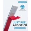 imageArt3d 25 Ft Peel and Stick Trim for Backsplash Tile Edge SelfAdhesive Liner for Corner Decor in Stainless SteelStainless Steel
