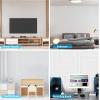 imageArt3d 6Pack SelfAdhesive Acoustic Wall Panels for Home Dcor 24 x 24 Inch Soundproofing Panels for Office Studio Bedroom  High Noise Absorption Polyester Fiber White