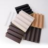 imageArt3d 8Pack 96 x 6in WPC Acoustic Slat Wall Panel for Modern Interior Decor TV Background Living Room Matte BlackSamples Pack