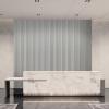 imageArt3d 8Pack 96 x 6in WPC Acoustic Slat Wall Panel for Modern Interior Decor TV Background Living Room Matte BlackSlate
