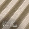 imageArt3d 8Pack 96 x 6in WPC Acoustic Slat Wall Panel for Modern Interior Decor TV Background Living Room Matte BlackWhite Ash