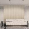 imageArt3d 8Pack 96 x 6in WPC Acoustic Slat Wall Panel for Modern Interior Decor TV Background Living Room Matte BlackWhite Ash
