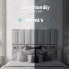 imageArt3d Peel and Stick Headboard for King Full and Queen in Grey Pack of 12 Wall Panels 3D Sized 984quot x 2362quot Soundproof UpholsteredGray