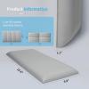 imageArt3d Peel and Stick Headboard for King Full and Queen in Grey Pack of 12 Wall Panels 3D Sized 984quot x 2362quot Soundproof UpholsteredGray