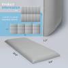 imageArt3d Peel and Stick Headboard for King Full and Queen in Grey Pack of 12 Wall Panels 3D Sized 984quot x 2362quot Soundproof UpholsteredGray