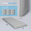 imageArt3d Peel and Stick Headboard for King Full and Queen in Grey Pack of 12 Wall Panels 3D Sized 984quot x 2362quot Soundproof UpholsteredGray