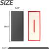 imageArt3d Peel and Stick Headboard for King Full and Queen in Grey Pack of 12 Wall Panels 3D Sized 984quot x 2362quot Soundproof UpholsteredVelvet Smoky Gray