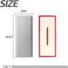 imageArt3d Peel and Stick Headboard for King Full and Queen in Grey Pack of 12 Wall Panels 3D Sized 984quot x 2362quot Soundproof UpholsteredVelvet Stone