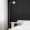 imageArt3d Slat Wall Panels WPC Soundproof 3D Wall Paneling for Interior Wall Decor TV Background 8Pack 96 x 6 in TeakBlack