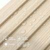 imageArt3d Slat Wall Panels WPC Soundproof 3D Wall Paneling for Interior Wall Decor TV Background 8Pack 96 x 6 in TeakOak