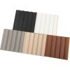 imageArt3d Slat Wall Panels WPC Soundproof 3D Wall Paneling for Interior Wall Decor TV Background 8Pack 96 x 6 in TeakSamples