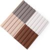 imageArt3d Slat Wall Panels WPC Soundproof 3D Wall Paneling for Interior Wall Decor TV Background 8Pack 96 x 6 in TeakSamples