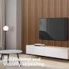 imageArt3d Slat Wall Panels WPC Soundproof 3D Wall Paneling for Interior Wall Decor TV Background 8Pack 96 x 6 in TeakTeak