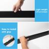 imageArt3d Wall Baseboard Molding Trim 8Pack of 56 x 26 in High Impact Polystyrene Skirting Board  Installed with Glue  BlackBlack2