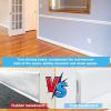 imageArt3d Wall Baseboard Molding Trim 8Pack of 56 x 26 in High Impact Polystyrene Skirting Board  Installed with Glue  BlackWhite2