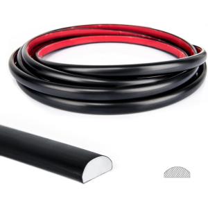 imageArt3d 25 Ft Peel and Stick Trim for Backsplash Tile Edge SelfAdhesive Liner for Corner Decor in Stainless SteelBlack