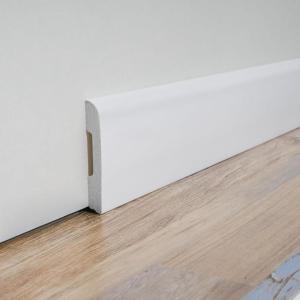 imageArt3d Wall Baseboard Molding Trim 8Pack of 56 x 26 in High Impact Polystyrene Skirting Board  Installed with Glue  BlackWhite2