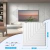 imageArt3d 12Pack Drop Ceiling Tiles 2x2 FT PVC 3D Textured Panels for Interior Wall Decor Living Room Bedroom Office 24x24 Inch WhiteWhite
