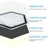 imageArt3d 30Pack Hexagon Peel and Stick Flooring Tile Marble Look Self Adhesive Waterproof Vinyl Floor Tile for Kitchen Bathroom Living Room Bedroom 118quot x 102quot Black MarbleWhite Marble