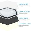 imageArt3d 30Pack Hexagon Peel and Stick Flooring Tile Marble Look Self Adhesive Waterproof Vinyl Floor Tile for Kitchen Bathroom Living Room Bedroom 118quot x 102quot White MarbleWhite Marble