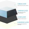 imageArt3d 30Pack Hexagon Peel and Stick Flooring Tile Self Adhesive Waterproof Vinyl Floor Tile for Kitchen Bathroom Living Room Bedroom 118quot x 102quot BlueBlackWhiteBlueBlackWhite