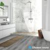 imageArt3d 36quot x 6quot x 025quot Pack Of 10 Tile Sticker Vinyl Wood WhiteGreyGray