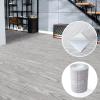imageArt3d 36quot x 6quot x 025quot Pack Of 10 Tile Sticker Vinyl Wood WhiteGreyLight Gray