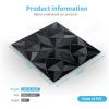 imageArt3d Decorative Ceiling Tile 2x2 Glue up Suspended Ceiling Tile Pack of 12pcs Black FloralBlack
