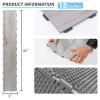 imageArt3d Interlocking Luxury Vinyl Flooring Tile Wood Floor Plank for Kitchen Bathroom  Waterproof AntiSlip WearResistant Reusable  36 x 6 Inch 18Pack Cover 27 Sq FtOslo Frost Maple