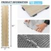 imageArt3d Interlocking Luxury Vinyl Flooring Tile Wood Floor Plank for Kitchen Bathroom  Waterproof AntiSlip WearResistant Reusable  36 x 6 Inch 18Pack Cover 27 Sq FtBali Teak