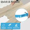 imageArt3d Interlocking Luxury Vinyl Flooring Tile Wood Floor Plank for Kitchen Bathroom  Waterproof AntiSlip WearResistant Reusable  36 x 6 Inch 18Pack Cover 27 Sq FtBali Teak