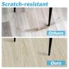 imageArt3d Interlocking Luxury Vinyl Flooring Tile Wood Floor Plank for Kitchen Bathroom  Waterproof AntiSlip WearResistant Reusable  36 x 6 Inch 18Pack Cover 27 Sq FtBali Teak