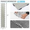 imageArt3d Interlocking Luxury Vinyl Flooring Tile Wood Floor Plank for Kitchen Bathroom  Waterproof AntiSlip WearResistant Reusable  36 x 6 Inch 18Pack Cover 27 Sq FtVenice Ash