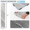 imageArt3d Interlocking Luxury Vinyl Flooring Tile Wood Floor Plank for Kitchen Bathroom  Waterproof AntiSlip WearResistant Reusable  36 x 6 Inch 18Pack Cover 27 Sq FtDawn Ash