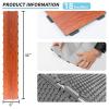 imageArt3d Interlocking Luxury Vinyl Flooring Tile Wood Floor Plank for Kitchen Bathroom  Waterproof AntiSlip WearResistant Reusable  36 x 6 Inch 18Pack Cover 27 Sq FtProvence Pine