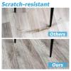 imageArt3d Interlocking Luxury Vinyl Flooring Tile Wood Floor Plank for Kitchen Bathroom  Waterproof AntiSlip WearResistant Reusable  36 x 6 Inch 18Pack Cover 27 Sq FtOslo Frost Maple