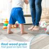 imageArt3d Interlocking Luxury Wood Flooring Tile Wood Floor Plank for Kitchen Bathroom  Waterproof AntiSlip WearResistant Reusable 8Pack Sample 6 x 6 inchMontreal Dawn Ash