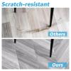 imageArt3d Interlocking Luxury Wood Flooring Tile Wood Floor Plank for Kitchen Bathroom  Waterproof AntiSlip WearResistant Reusable 8Pack Sample 6 x 6 inchDawn Ash