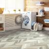 imageArt3d Interlocking Luxury Wood Flooring Tile Wood Floor Plank for Kitchen Bathroom  Waterproof AntiSlip WearResistant Reusable 8Pack Sample 6 x 6 inchMontreal Dawn Ash