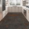 imageArt3d Peel and Stick Vinyl Floor Tiles 30Pack 12 x 12 inch Self Adhesive Waterproof Flooring Planks for Kitchen Dining Room Bedrooms Cover 30 Sq Ft Black ampamp White Marble 15 Tiles per ColorRust Granite