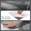 imageArt3d Peel and Stick Vinyl Floor Tiles 30Pack 12 x 12 inch Self Adhesive Waterproof Flooring Planks for Kitchen Dining Room Bedrooms Cover 30 Sq Ft Black ampamp White Marble 15 Tiles per ColorDark Marble